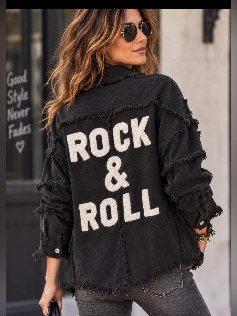 Elan Rock and Roll Shacket / Shirt/Jacket Size Small
